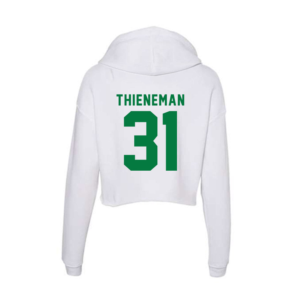 Oregon - NCAA Football : Dillon Thieneman - Women's Crop Fleece Hoodie-1
