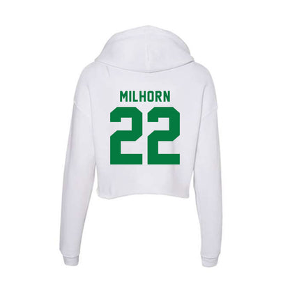 Oregon - NCAA Softball : Maddie Milhorn - Women's Crop Fleece Hoodie-1