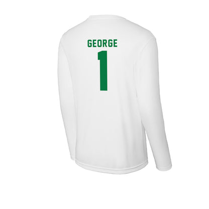 Oregon - NCAA Beach Volleyball : Natasha George - Activewear Long Sleeve T-Shirt-1
