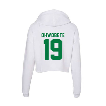 Oregon - NCAA Women's Volleyball : Michelle Ohwobete - Women's Crop Fleece Hoodie-1