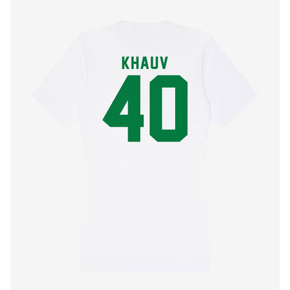 Oregon - NCAA Acrobatics & Tumbling : Maya Khauv - Women's V-Neck T-Shirt-1