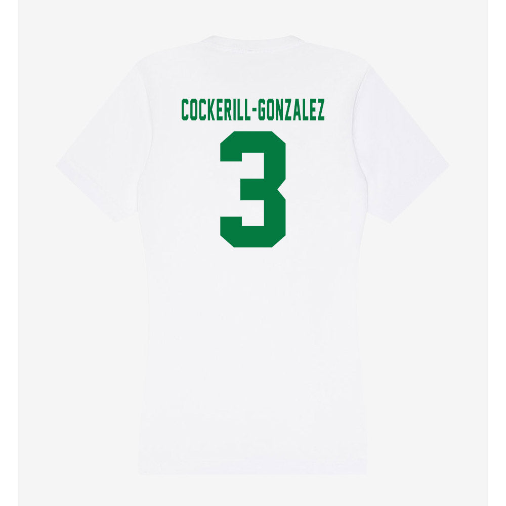 Oregon - NCAA Women's Soccer : Alexis Cockerill-Gonzalez - Women's V-Neck T-Shirt-1