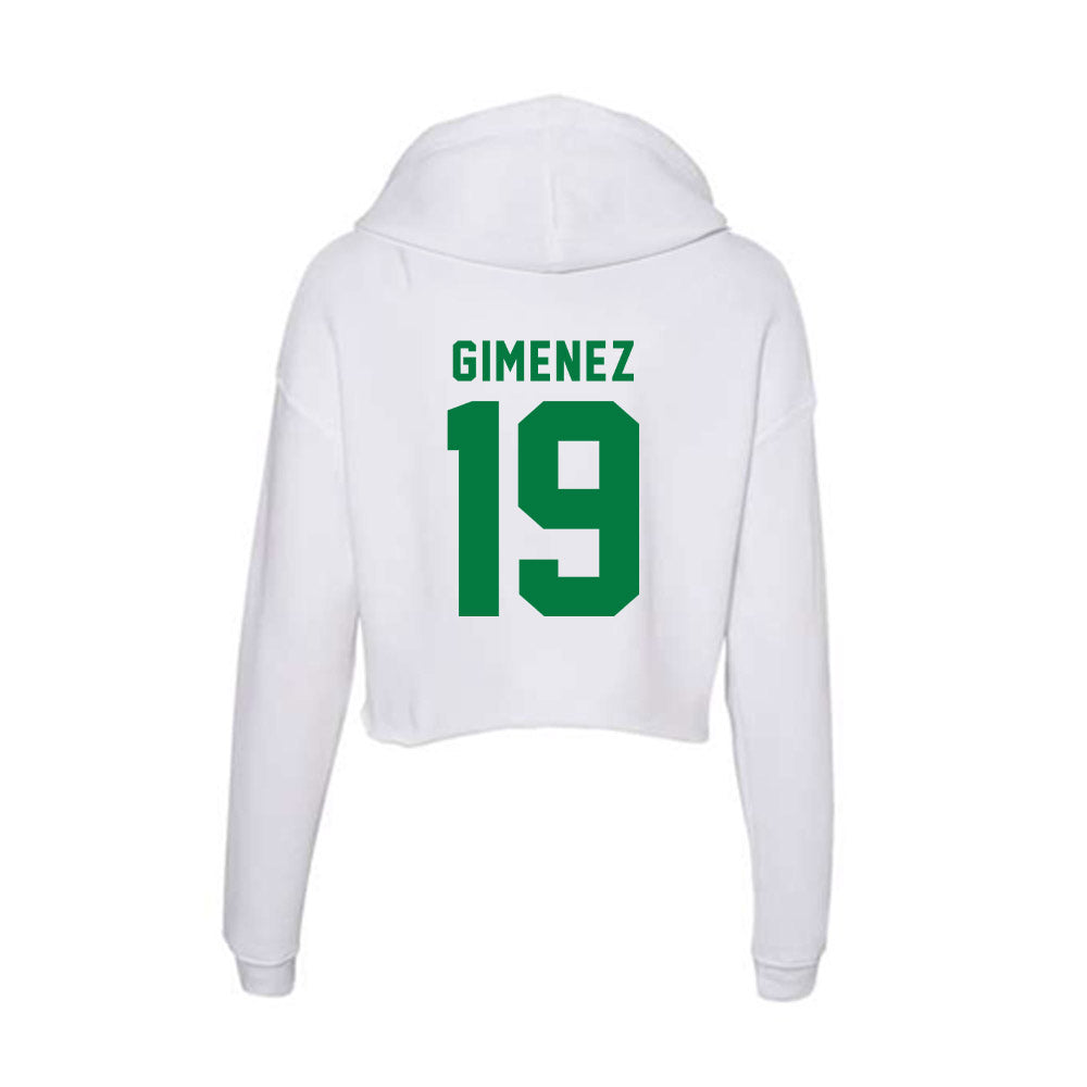 Oregon - NCAA Baseball : Jax Gimenez - Women's Crop Fleece Hoodie-1