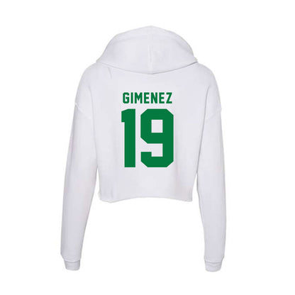 Oregon - NCAA Baseball : Jax Gimenez - Women's Crop Fleece Hoodie-1