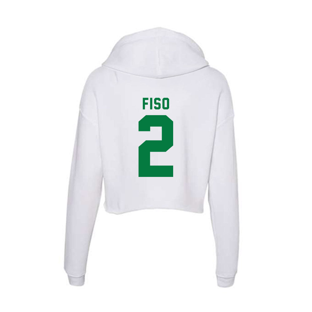 Oregon - NCAA Women's Basketball : Katie Fiso - Women's Crop Fleece Hoodie-1
