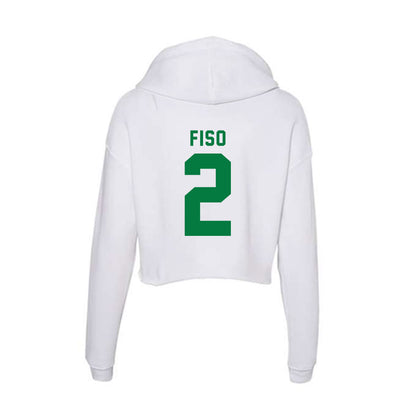 Oregon - NCAA Women's Basketball : Katie Fiso - Women's Crop Fleece Hoodie-1