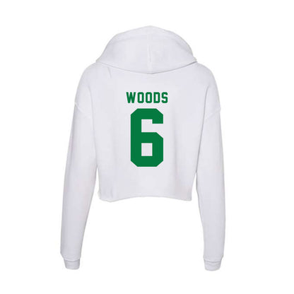 Oregon - NCAA Acrobatics & Tumbling : Nevaeh Woods - Women's Crop Fleece Hoodie-1