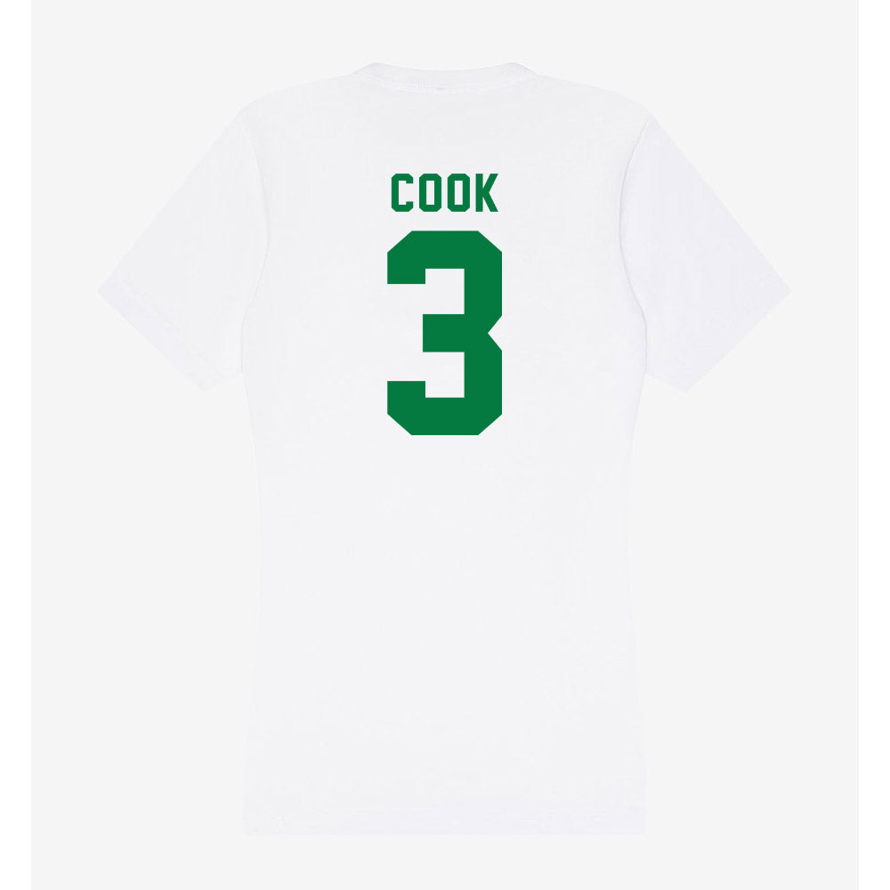 Oregon - NCAA Baseball : Elijah Cook - Women's V-Neck T-Shirt-1