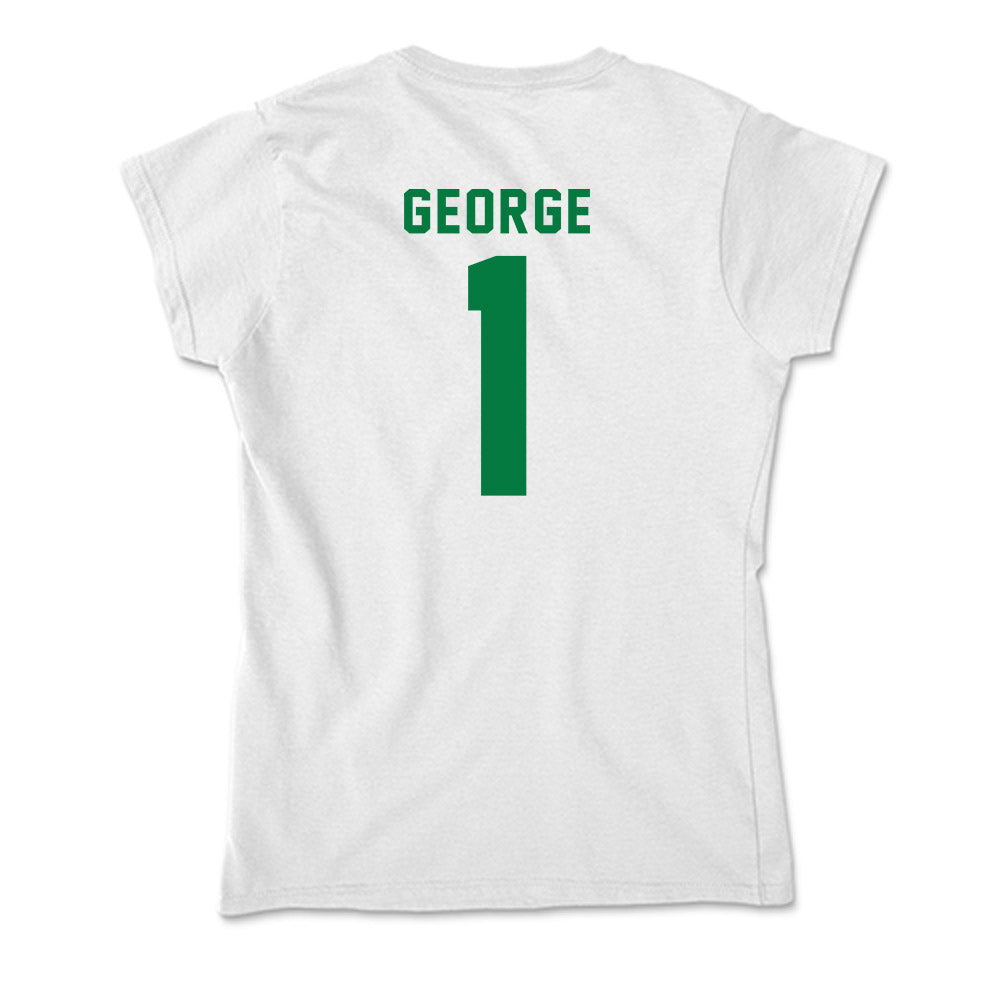 Oregon - NCAA Beach Volleyball : Natasha George - Soft Style Women’s T-Shirt-1