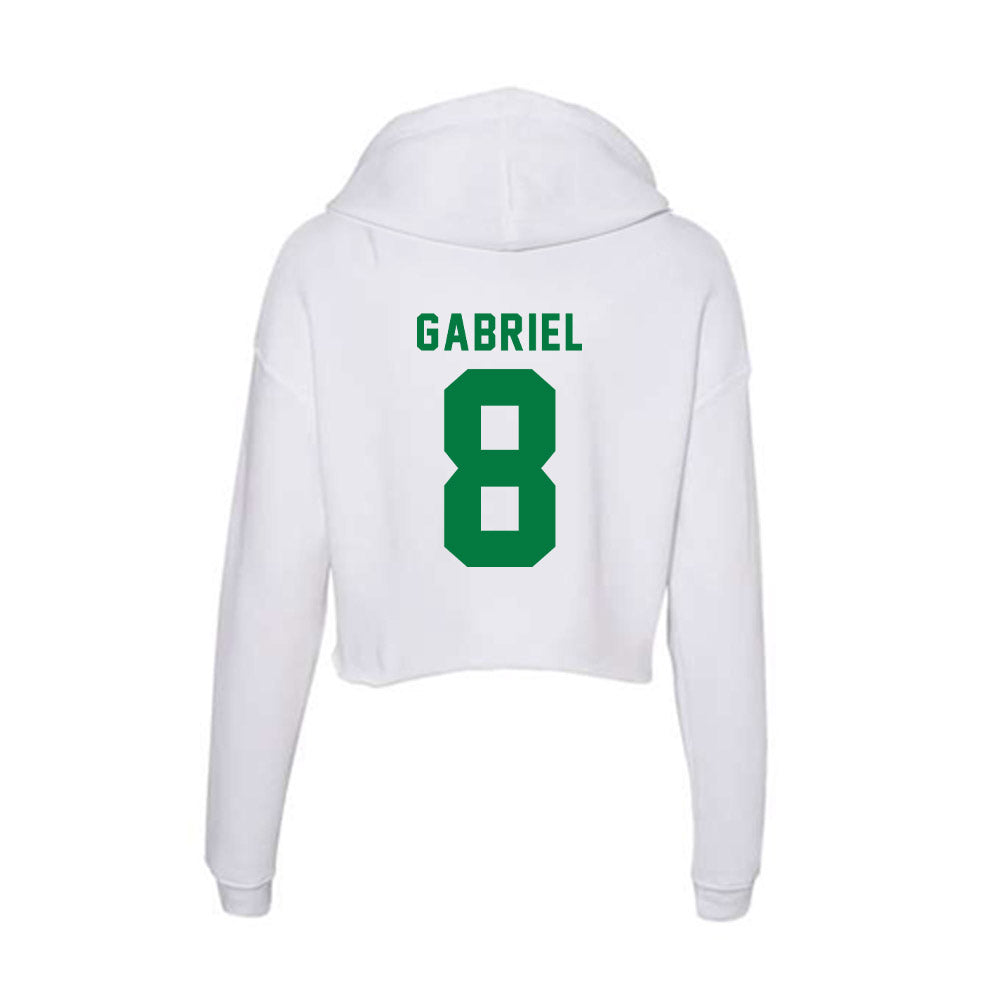 Oregon - NCAA Football : Dillon Gabriel - Women's Crop Fleece Hoodie-1