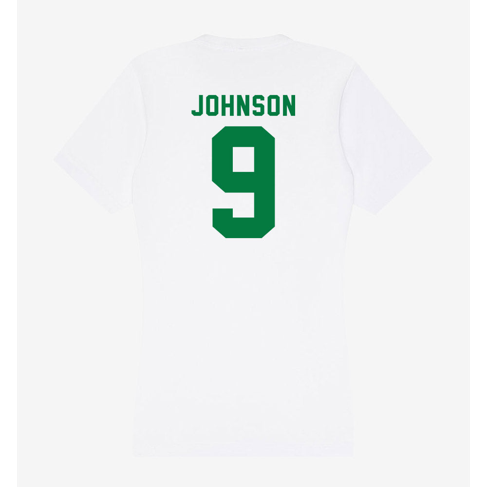 Oregon - NCAA Football : Jamari Johnson - Women's V-Neck T-Shirt-1