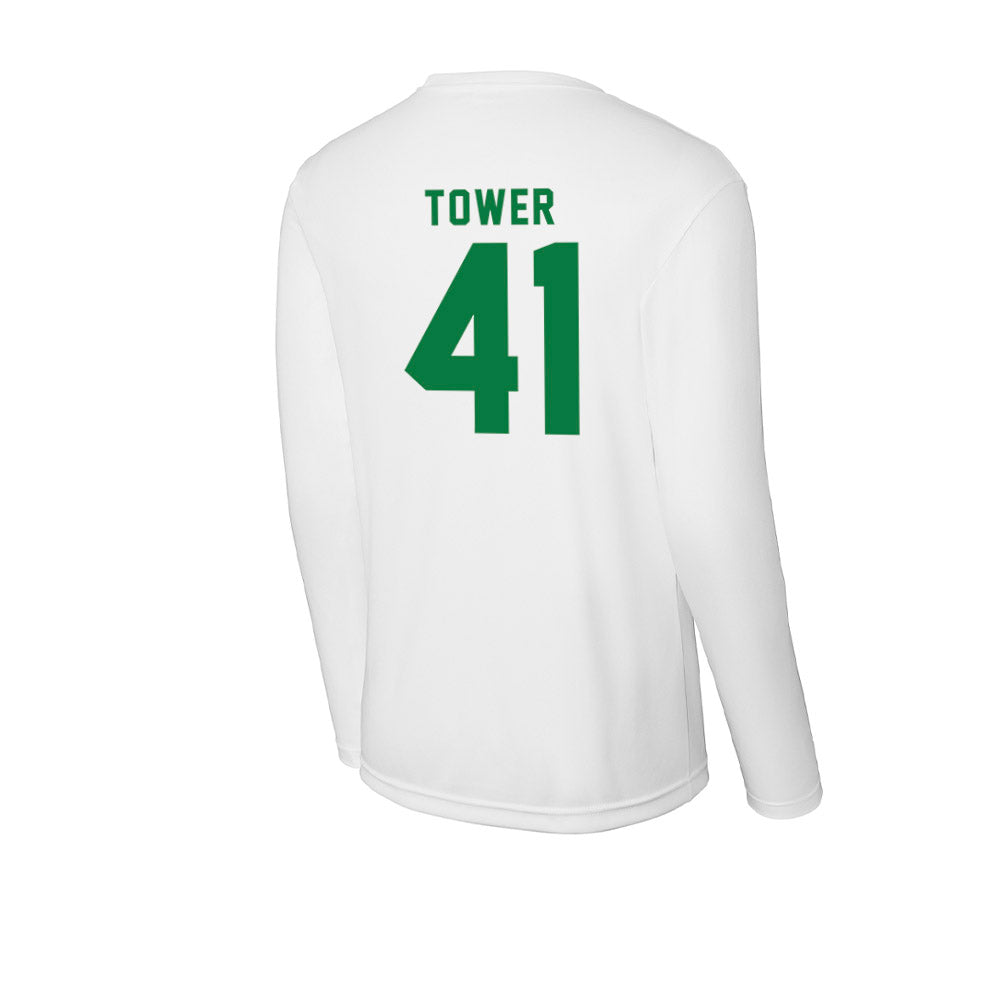 Oregon - NCAA Acrobatics & Tumbling : Mailee Tower - Activewear Long Sleeve T-Shirt-1
