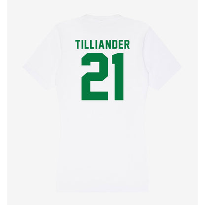 Oregon - NCAA Women's Basketball : Filippa Tilliander - Women's V-Neck T-Shirt-1