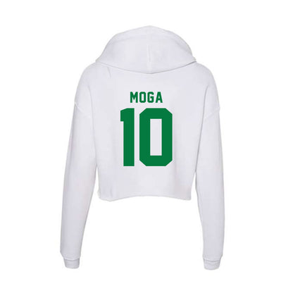 Oregon - NCAA Football : Luke Moga - Women's Crop Fleece Hoodie-1