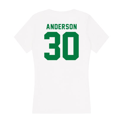 Oregon - NCAA Baseball : Austin Anderson - Women's V-Neck T-Shirt-1