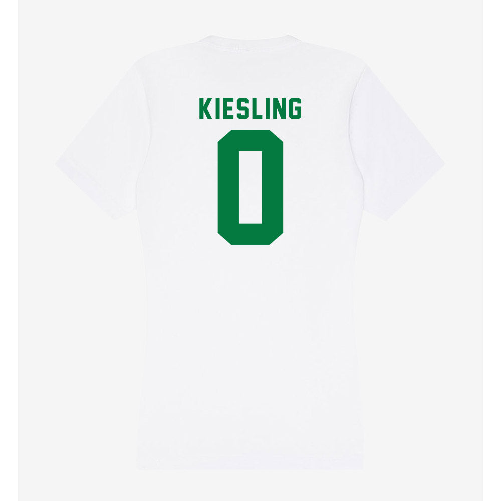 Oregon - NCAA Women's Soccer : Gia Kiesling - Women's V-Neck T-Shirt-1