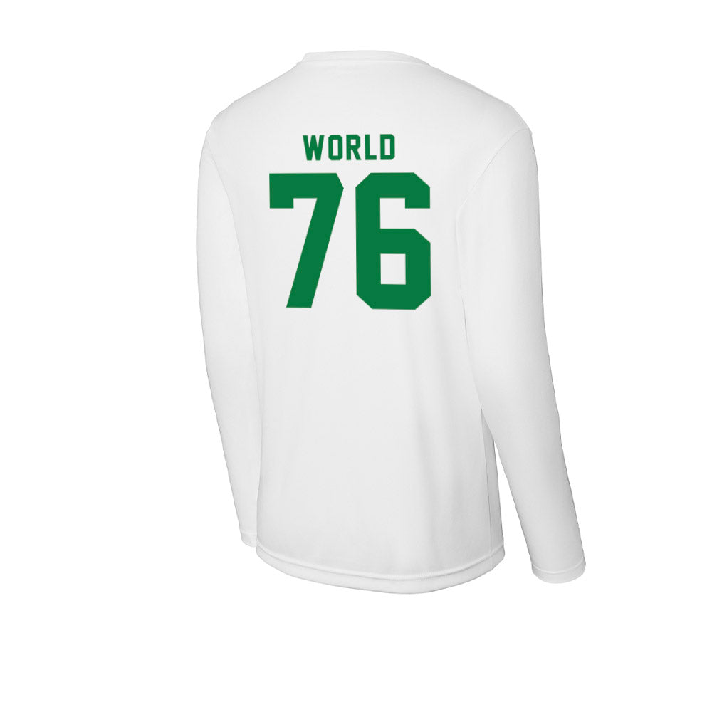 Oregon - NCAA Football : Isaiah World - Activewear Long Sleeve T-Shirt-1