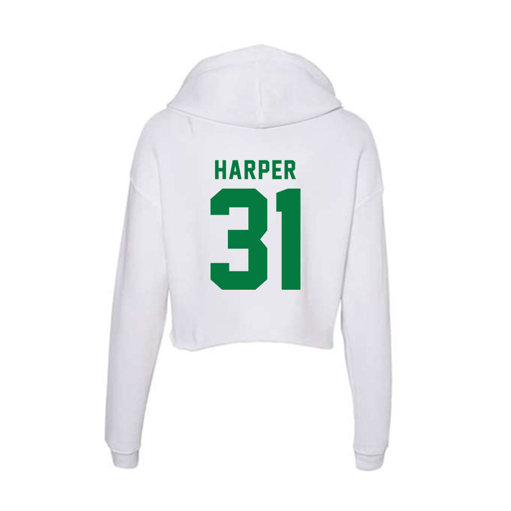 Oregon - NCAA Softball : Amari Harper - Women's Crop Fleece Hoodie-1