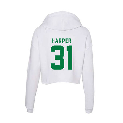 Oregon - NCAA Softball : Amari Harper - Women's Crop Fleece Hoodie-1