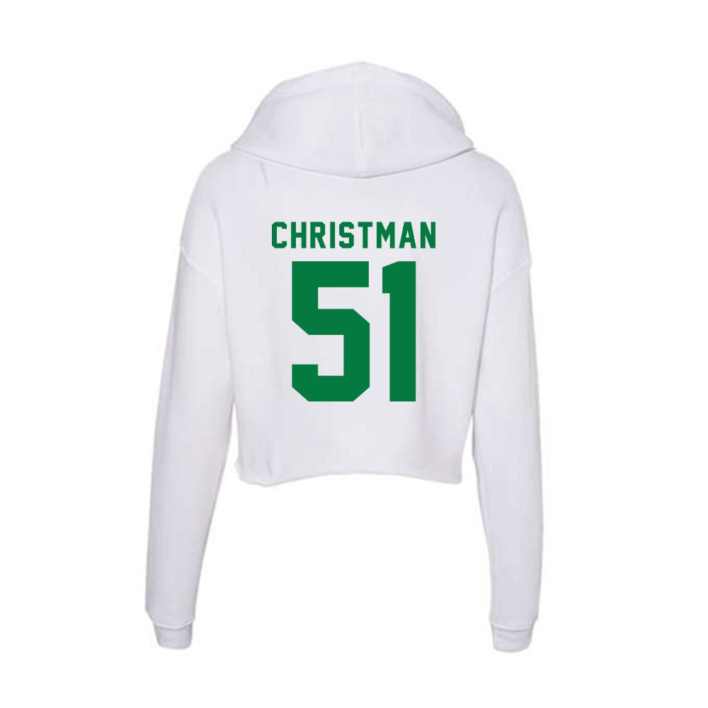 Oregon - NCAA Baseball : Nathan Christman - Women's Crop Fleece Hoodie-1