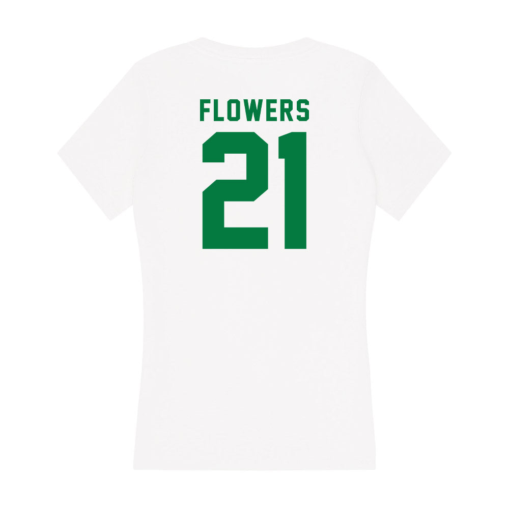 Oregon - NCAA Football : Aaron Flowers - Women's V-Neck T-Shirt-1