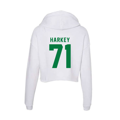 Oregon - NCAA Football : Alex Harkey - Women's Crop Fleece Hoodie-1