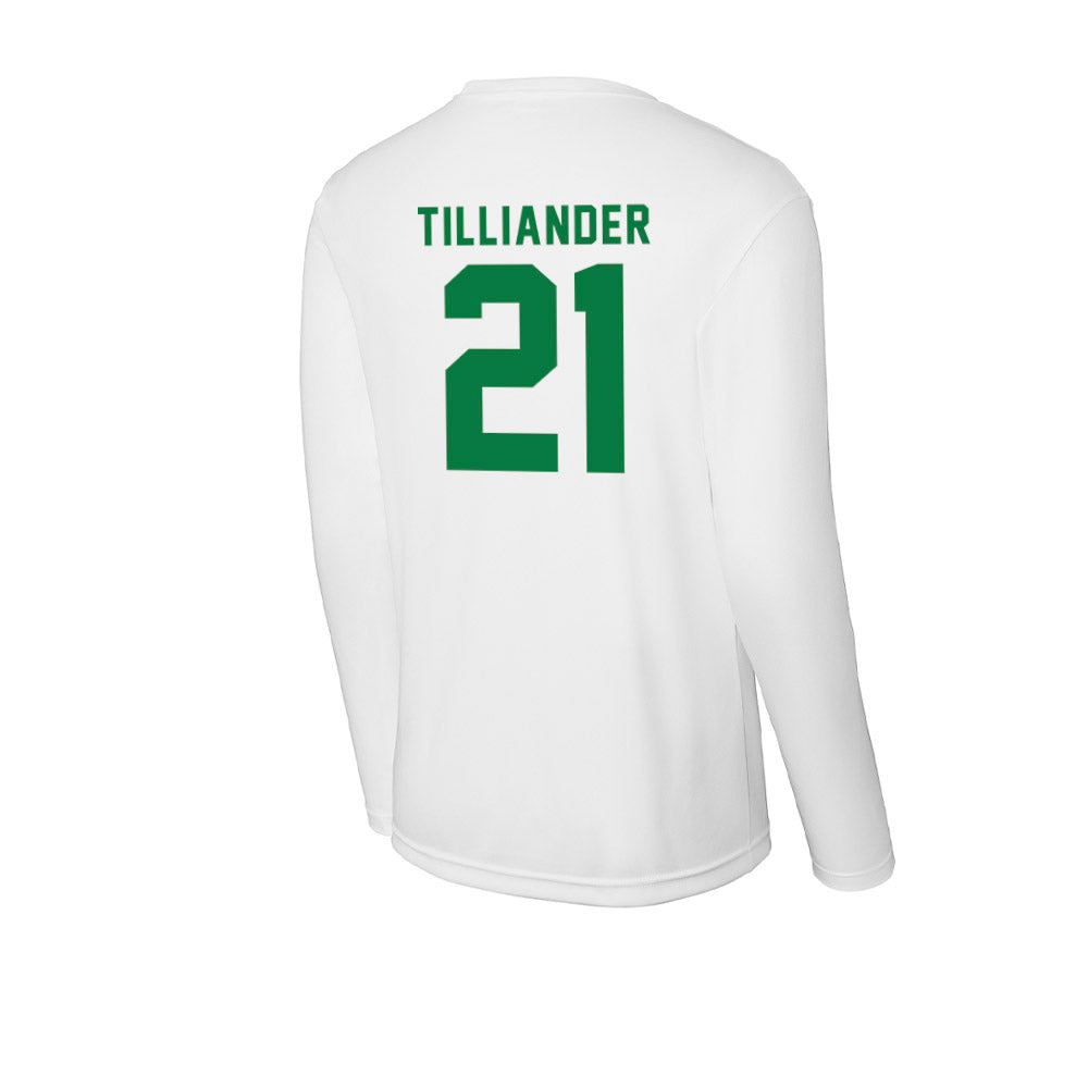 Oregon - NCAA Women's Basketball : Filippa Tilliander - Activewear Long Sleeve T-Shirt-1