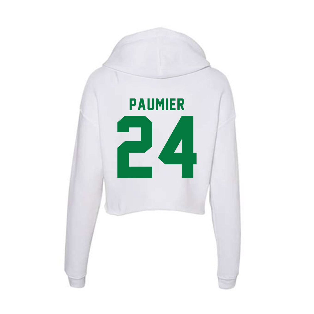 Oregon - NCAA Acrobatics & Tumbling : Lilly Paumier - Women's Crop Fleece Hoodie-1