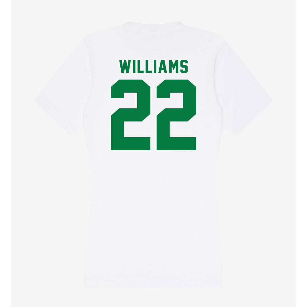 Oregon - NCAA Women's Basketball : Janiyah Williams - Women's V-Neck T-Shirt-1