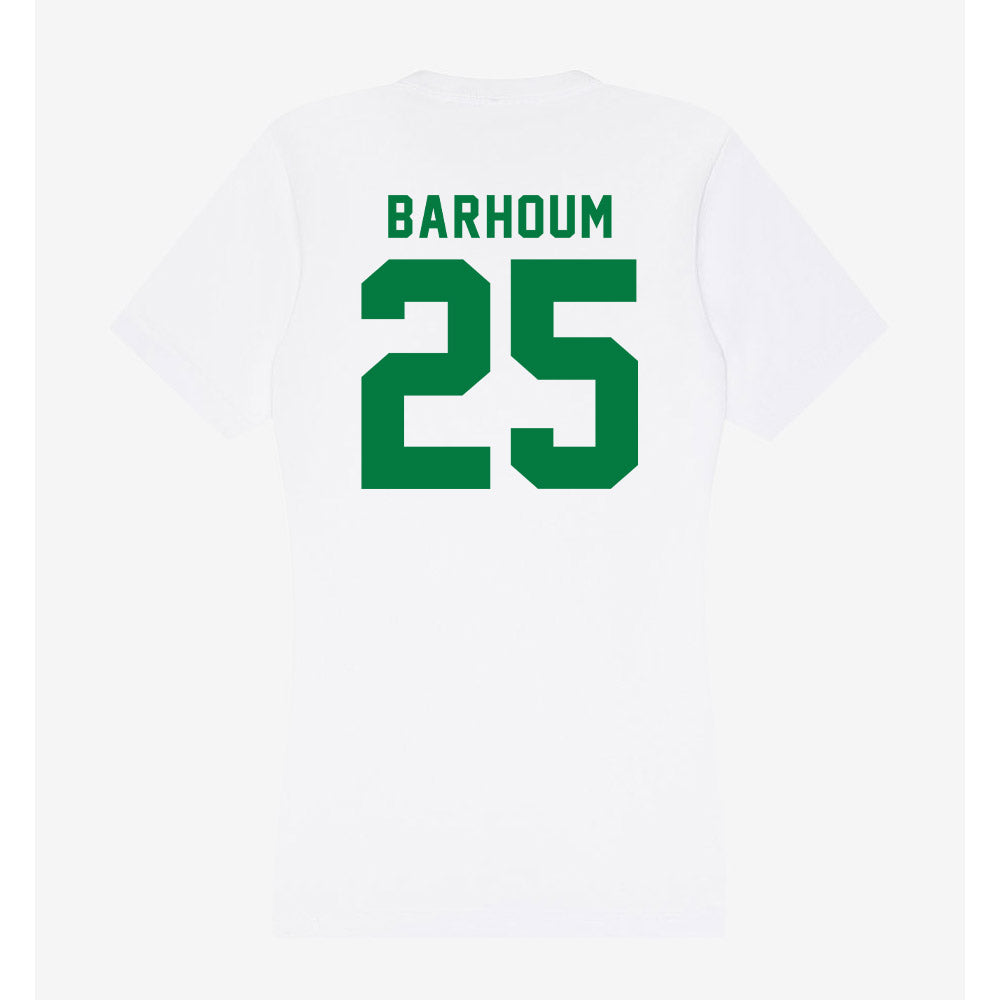 Oregon - NCAA Women's Basketball : Sara Barhoum - Women's V-Neck T-Shirt-1