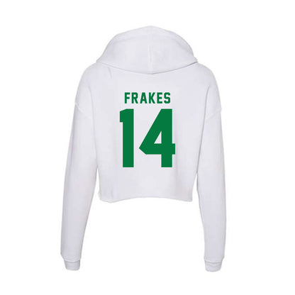 Oregon - NCAA Men's Basketball : JJ Frakes - Women's Crop Fleece Hoodie-1