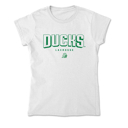 Oregon - NCAA Women's Lacrosse : Kylee Manser - Soft Style Women’s T-Shirt-0