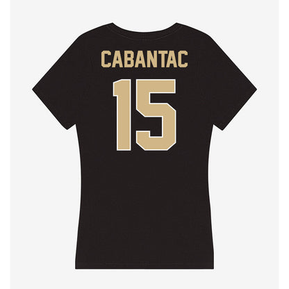 Purdue - NCAA Women's Soccer : Anisten Cabantac - Women's V-Neck T-Shirt-1