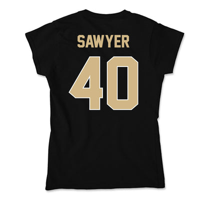 Purdue - NCAA Baseball : Barron Sawyer - Soft Style Women’s T-Shirt-1