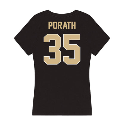 Purdue - NCAA Football : Spencer Porath - Women's V-Neck T-Shirt-1