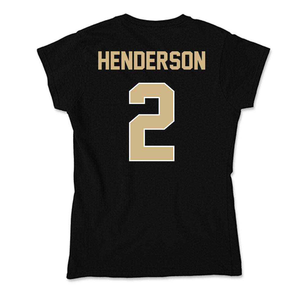 Purdue - NCAA Women's Basketball : Taylor Henderson - Soft Style Women’s T-Shirt-1