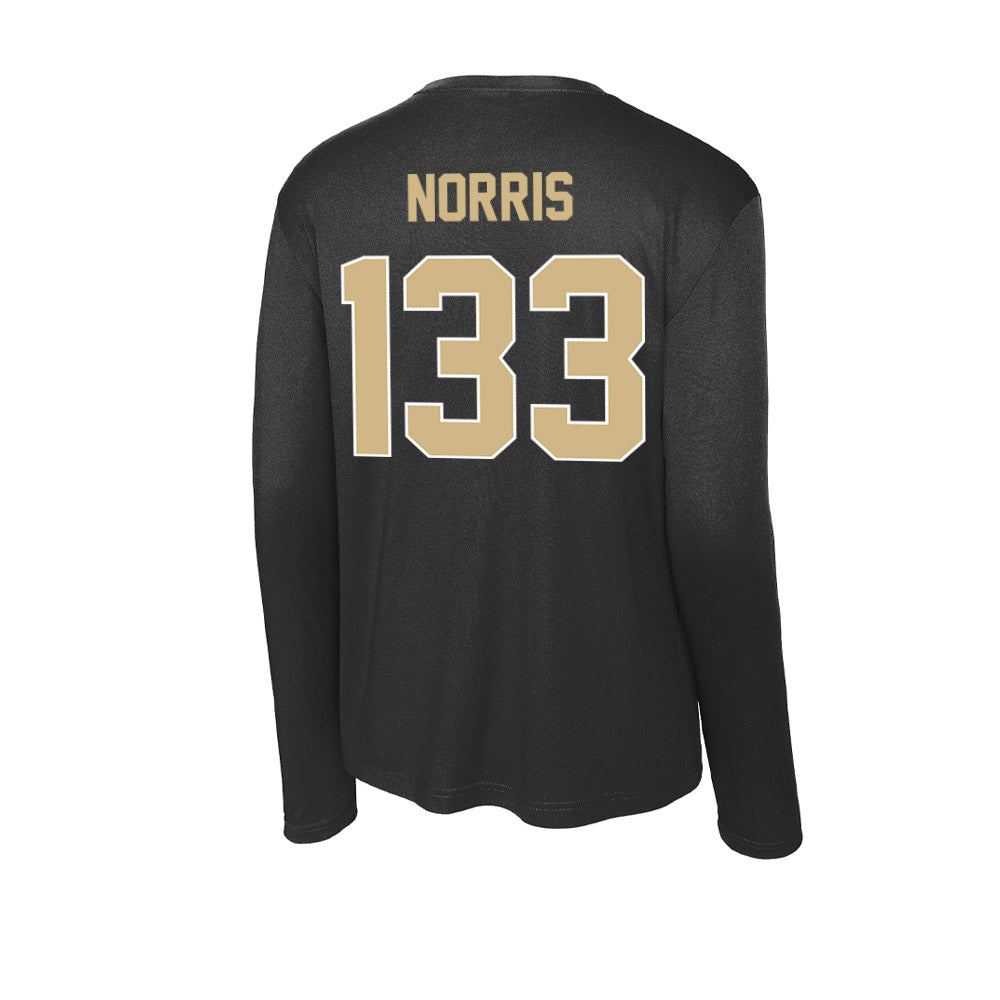 Purdue - NCAA Wrestling : Dustin Norris - Activewear Long Sleeve T-Shirt-1