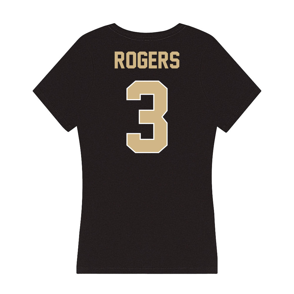 Purdue - NCAA Football : Derrick Rogers - Women's V-Neck T-Shirt-1