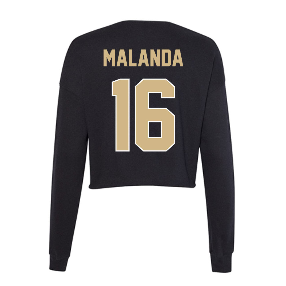 Purdue - NCAA Women's Soccer : Jayme Malanda - Women's Cropped Crew Fleece-1