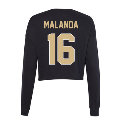 Purdue - NCAA Women's Soccer : Jayme Malanda - Women's Cropped Crew Fleece-1