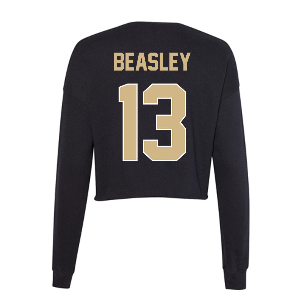 Purdue - NCAA Football : Koy Beasley - Women's Cropped Crew Fleece-1