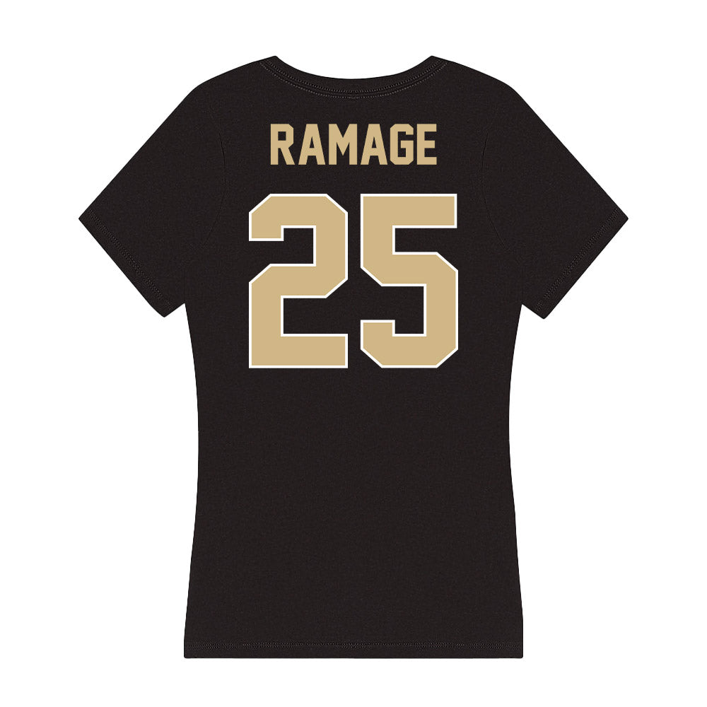 Purdue - NCAA Football : Iain Ramage - Women's V-Neck T-Shirt-1