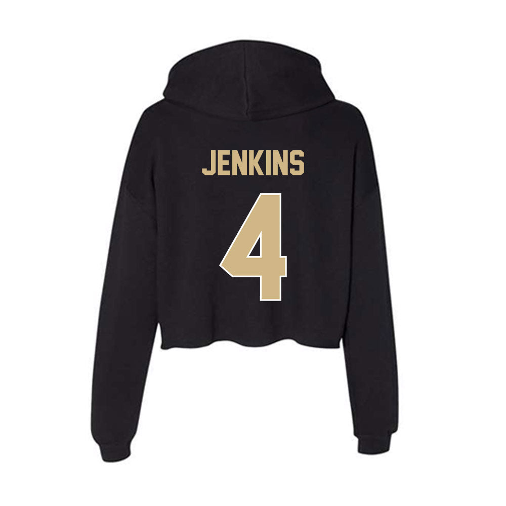 Purdue - NCAA Football : Kydran Jenkins - Women's Crop Fleece Hoodie-1