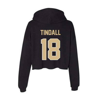 Purdue - NCAA Women's Volleyball : Addy Tindall - Women's Crop Fleece Hoodie-1