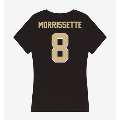 Purdue - NCAA Football : De'Nylon Morrissette - Women's V-Neck T-Shirt-1