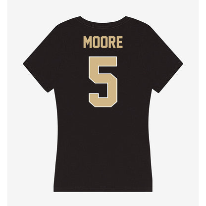 Purdue - NCAA Softball : Anna Moore - Women's V-Neck T-Shirt-1