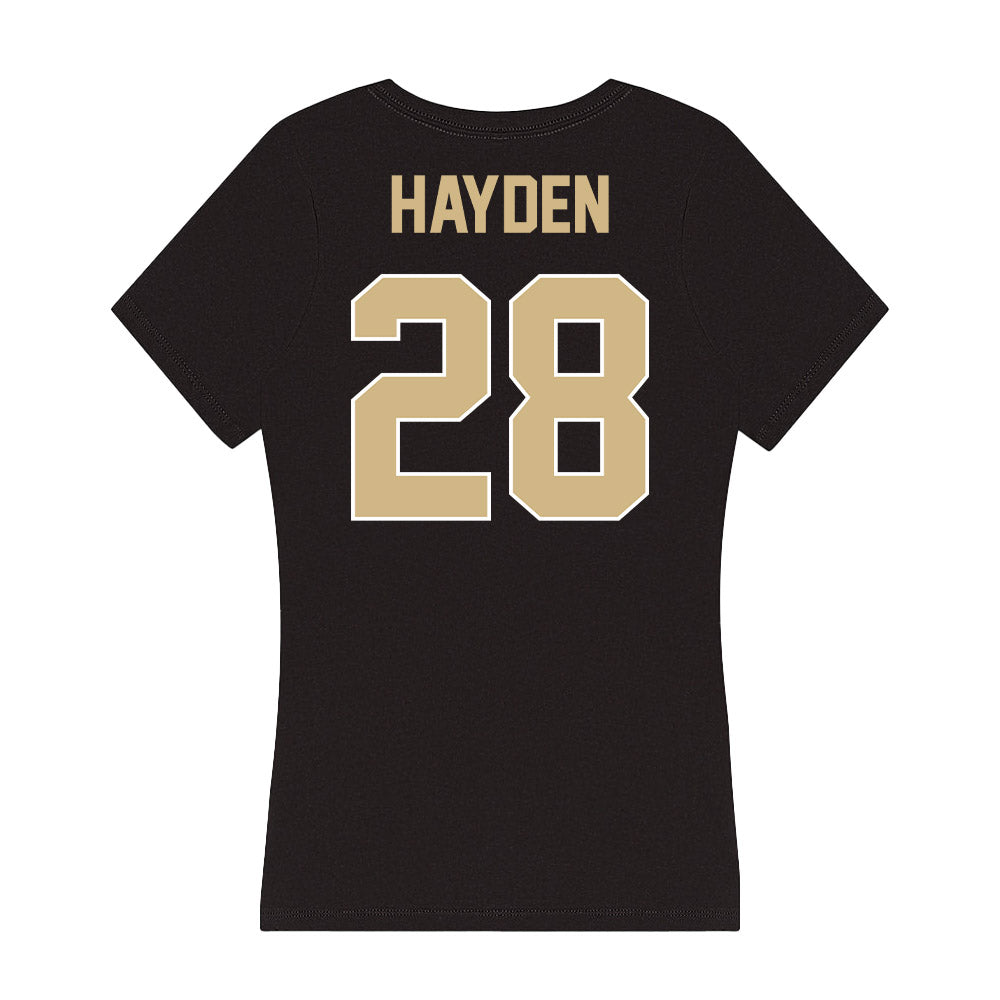 Purdue - NCAA Baseball : Enas Hayden - Women's V-Neck T-Shirt-1
