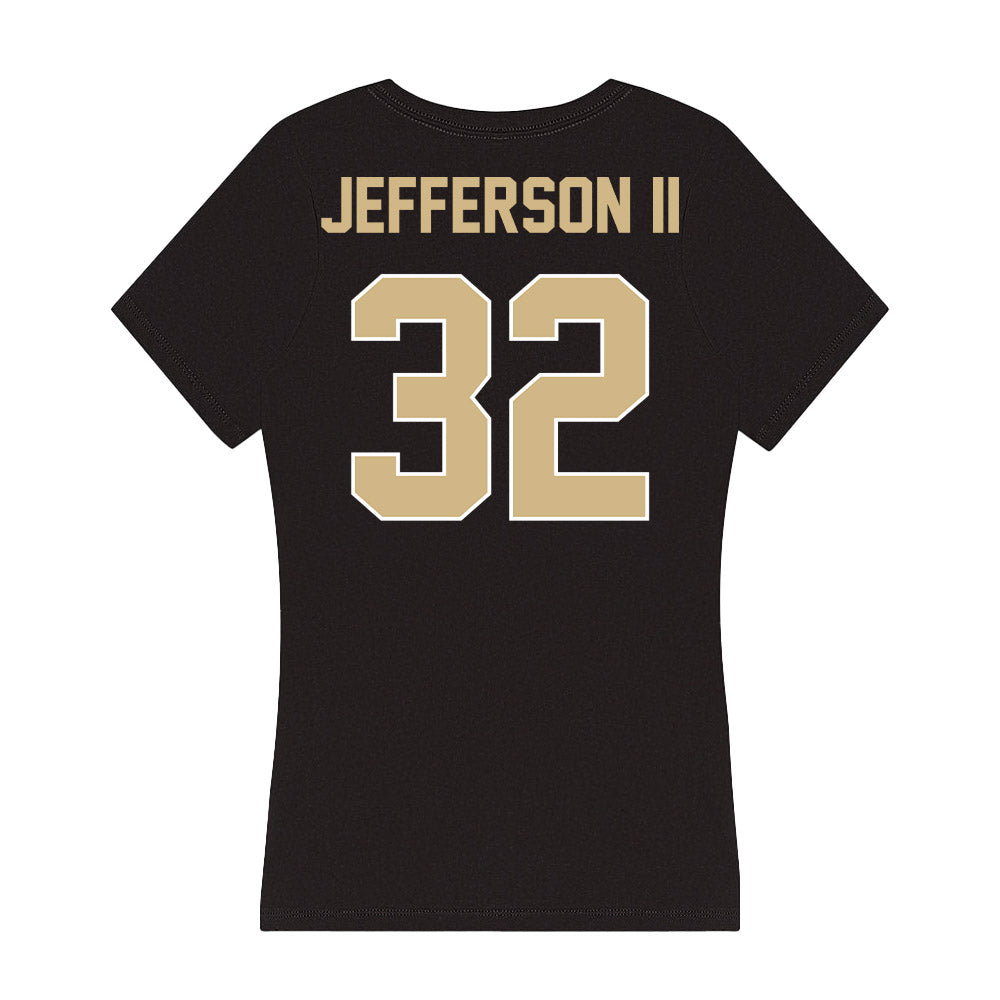 Purdue - NCAA Football : Joseph Jefferson II - Women's V-Neck T-Shirt-1