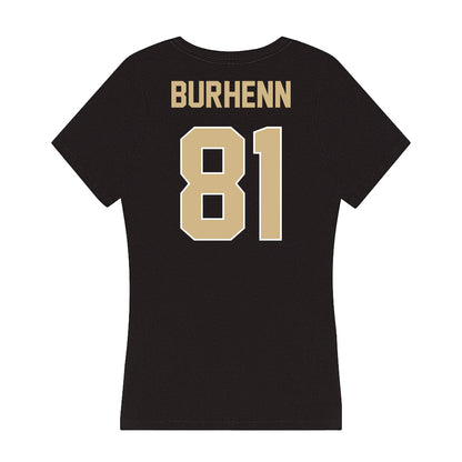 Purdue - NCAA Football : George Burhenn - Women's V-Neck T-Shirt-1
