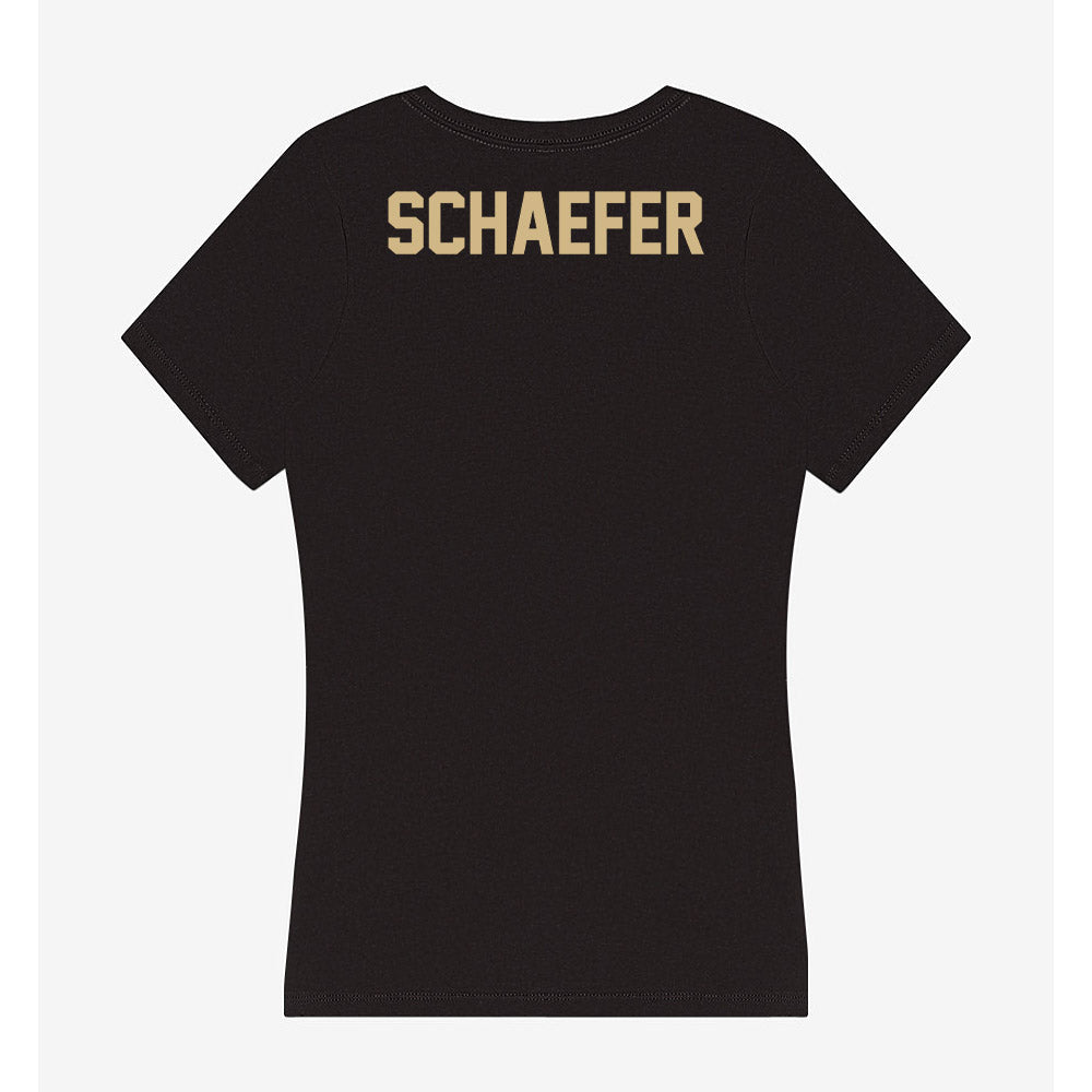 Purdue - NCAA Wrestling : Isaiah Schaefer - Women's V-Neck T-Shirt-1